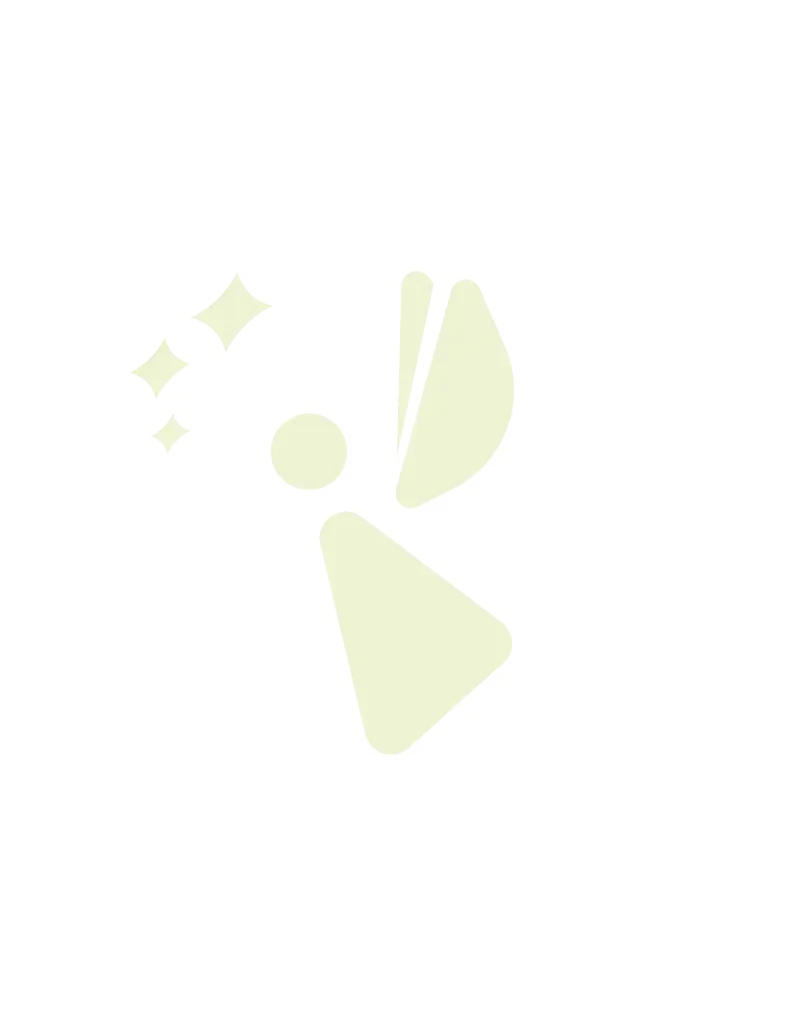 Logotype de La Lumière des Fées beige présenté sur fond noir à haut contraste